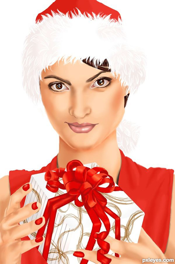 Photoshop Tutorial: Create a Christmas Holiday Portrait