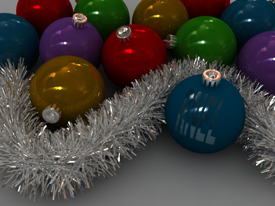 Design Christmas Balls in 3D Studio Max