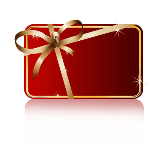 Photoshop Christmas Red Gift Box Logo Icon