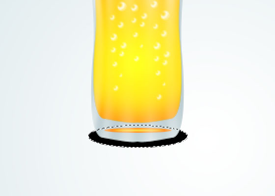 Glass of Juice in Photoshop