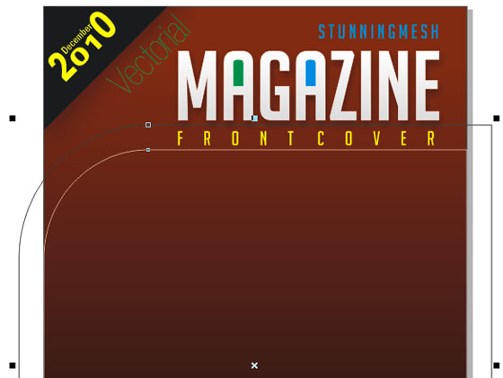 Magazine Front Cover in CorelDraw