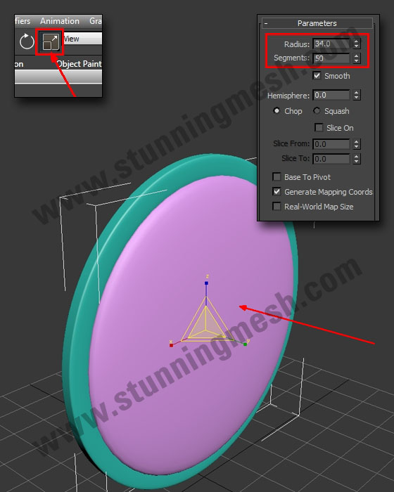 PNG (Transparent) Icon in 3D Studio Max