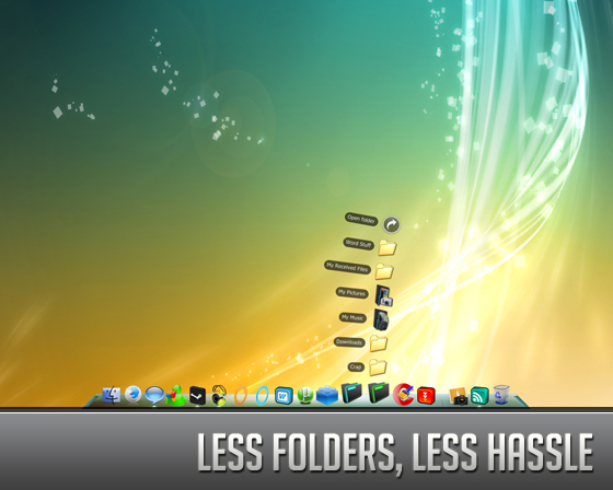 Less folders, less hassle