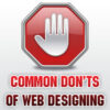 Common Don'ts of Web Designing