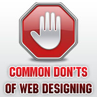 Common Don'ts of Web Designing