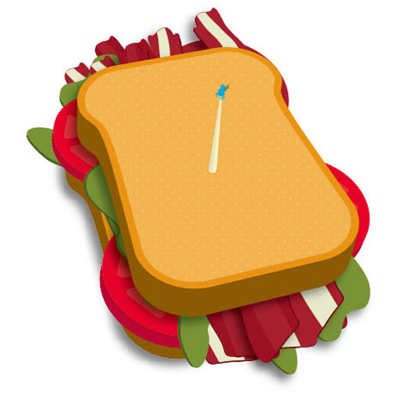 Illustrator Tutorial - Delicious Sandwich