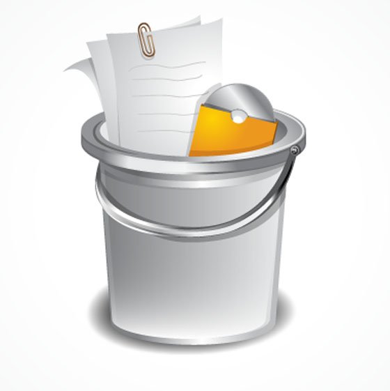 Illustrator Tutorial - Create Shiny Bucket Icon