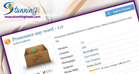 stunningmesh-google-chrome-extensions-translator-pronounce-any-word Google Chrome Extensions