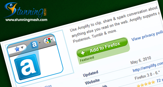 Amplify 3.0.0 Firefox Add-ons