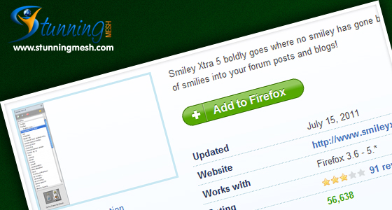 Smiley Xtra 5 Firefox Add-ons
