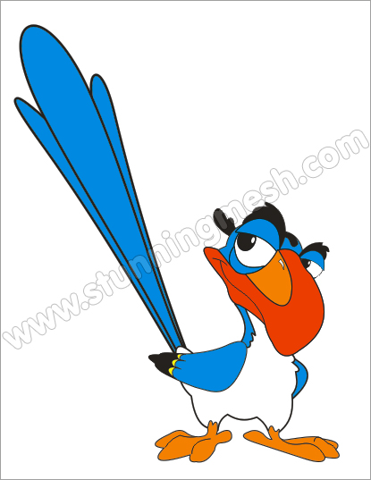Bezier Tool in Coreldraw to Make Cartoon Bird