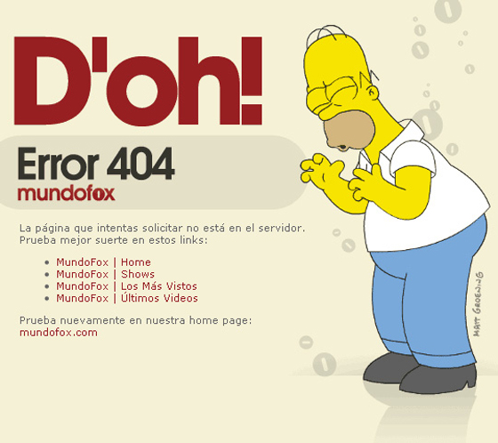 404 Error - Page not found sample