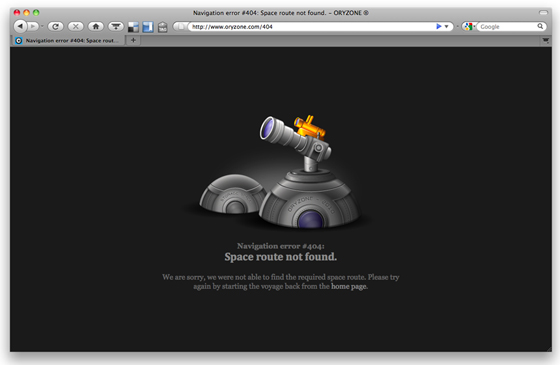 404 Error - Page not found sample