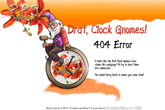 404 Error - Page not found sample