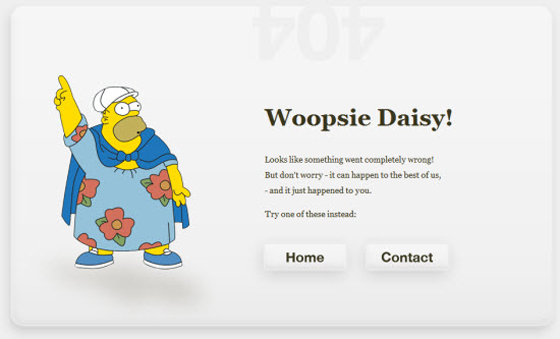 404 Error - Page not found sample