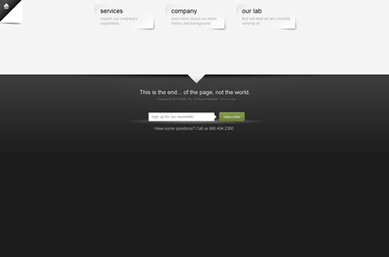 404 Error - Page not found sample