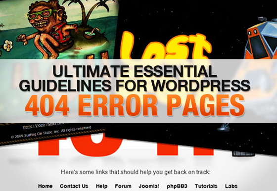 404 Error - Page not found sample