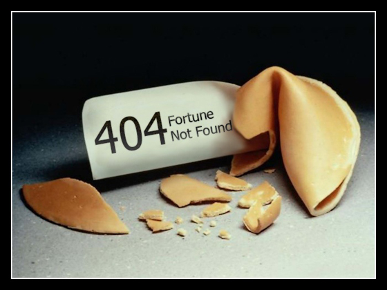 404 Error - Page not found sample