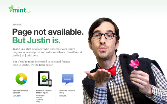 404 Error - Page not found sample