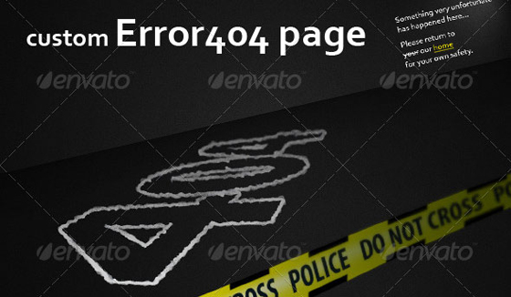 404 Error - Page not found sample