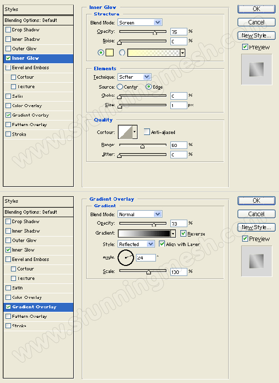 Dialogue Box in Photoshop