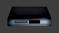 Stylish DVD Player in Photoshop