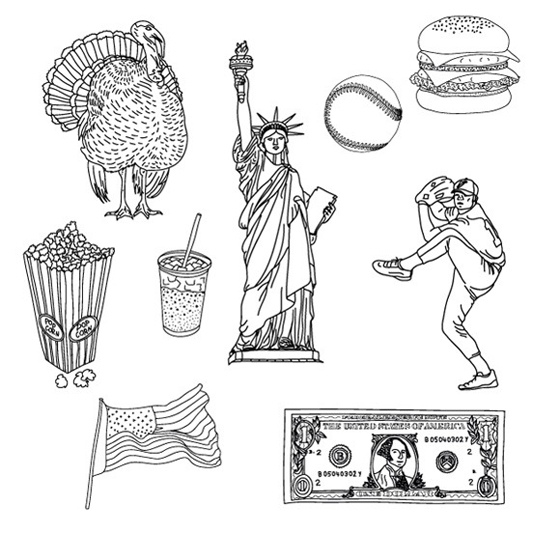 American Vector Doodles American Vector Doodles