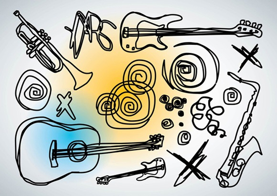 Music Vector Doodles Music Vector Doodles