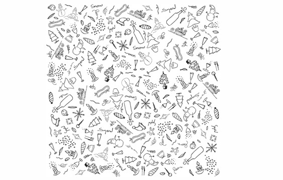 Xmas Doodles Vector Xmas Doodles Vector