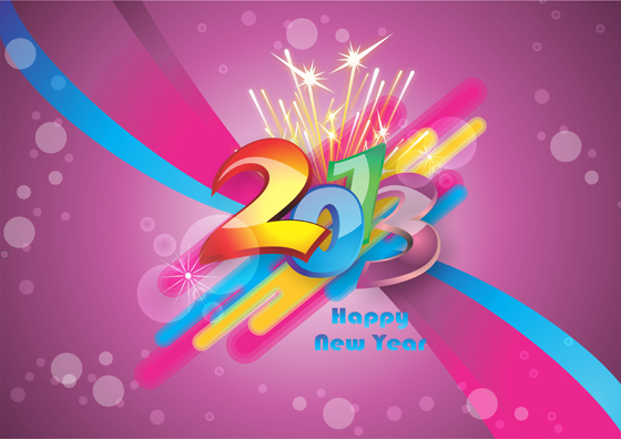 Beautiful Happy New Year 2013 in Different Styles Beautiful Happy New Year 2013 in Different Styles
