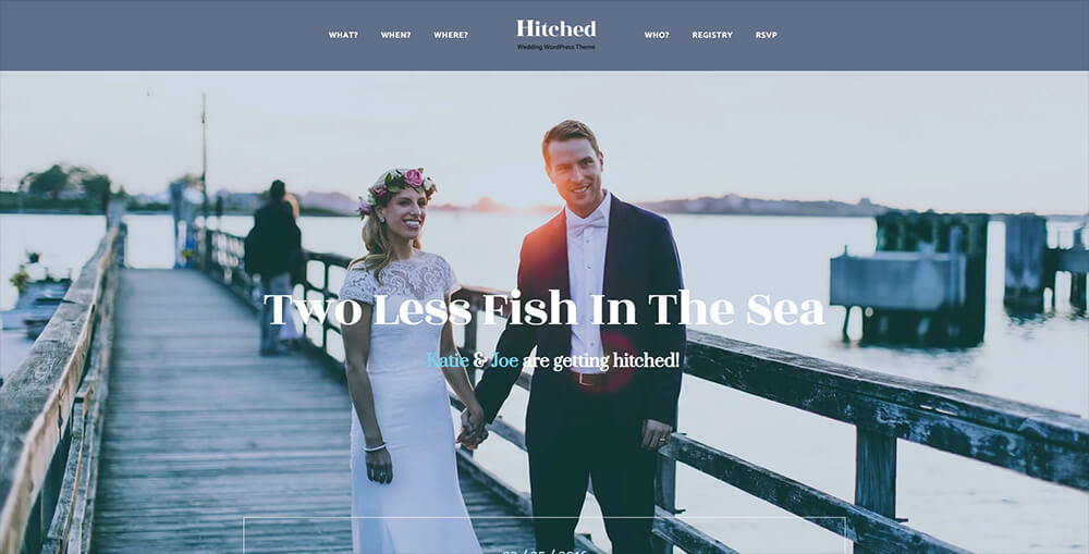 Hitched - Wedding WordPress Theme