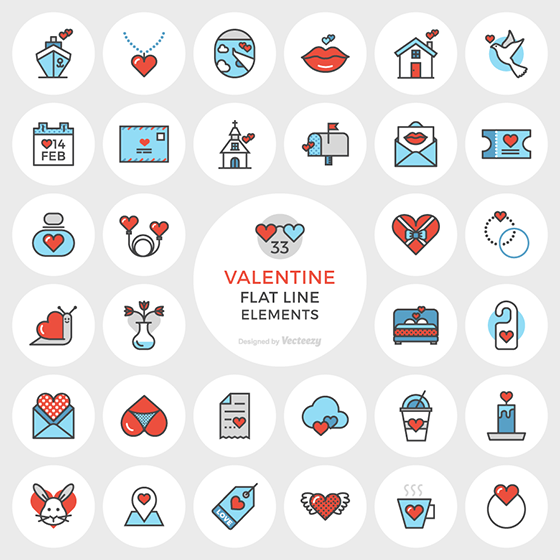 Valentine's Day Free icons