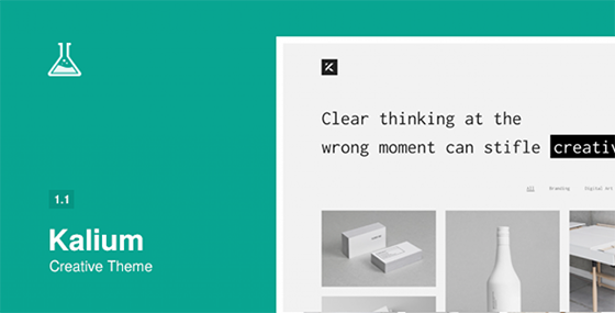 Kalium – Creative Theme for Professionals