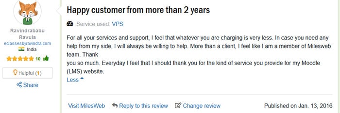 MilesWeb Review 2