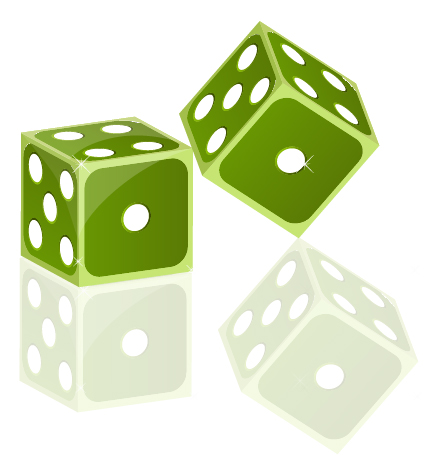 Realistic Dice in Illustrator - Stunningmesh