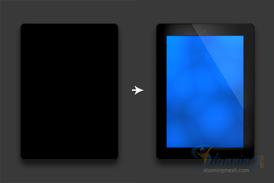 Realistic iPad Design in Photoshop