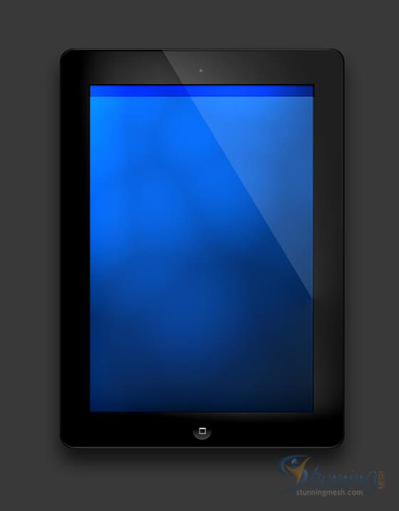Realistic iPad Design in Photoshop