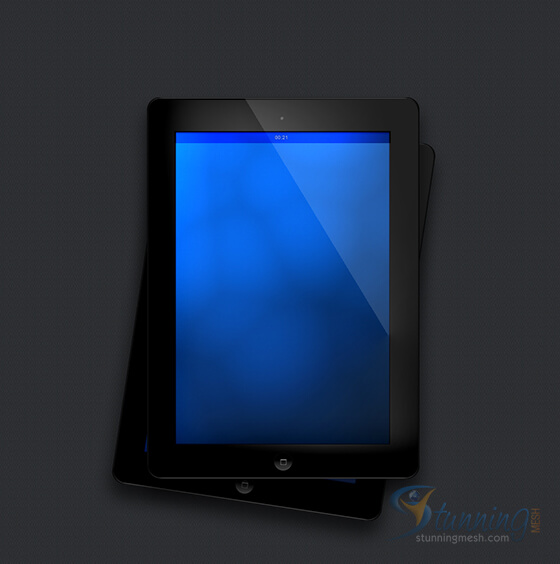 Realistic iPad Design in Photoshop