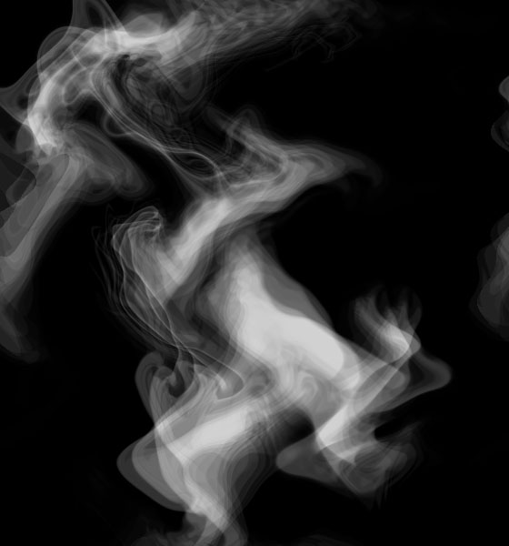 Smoke in Photoshop.